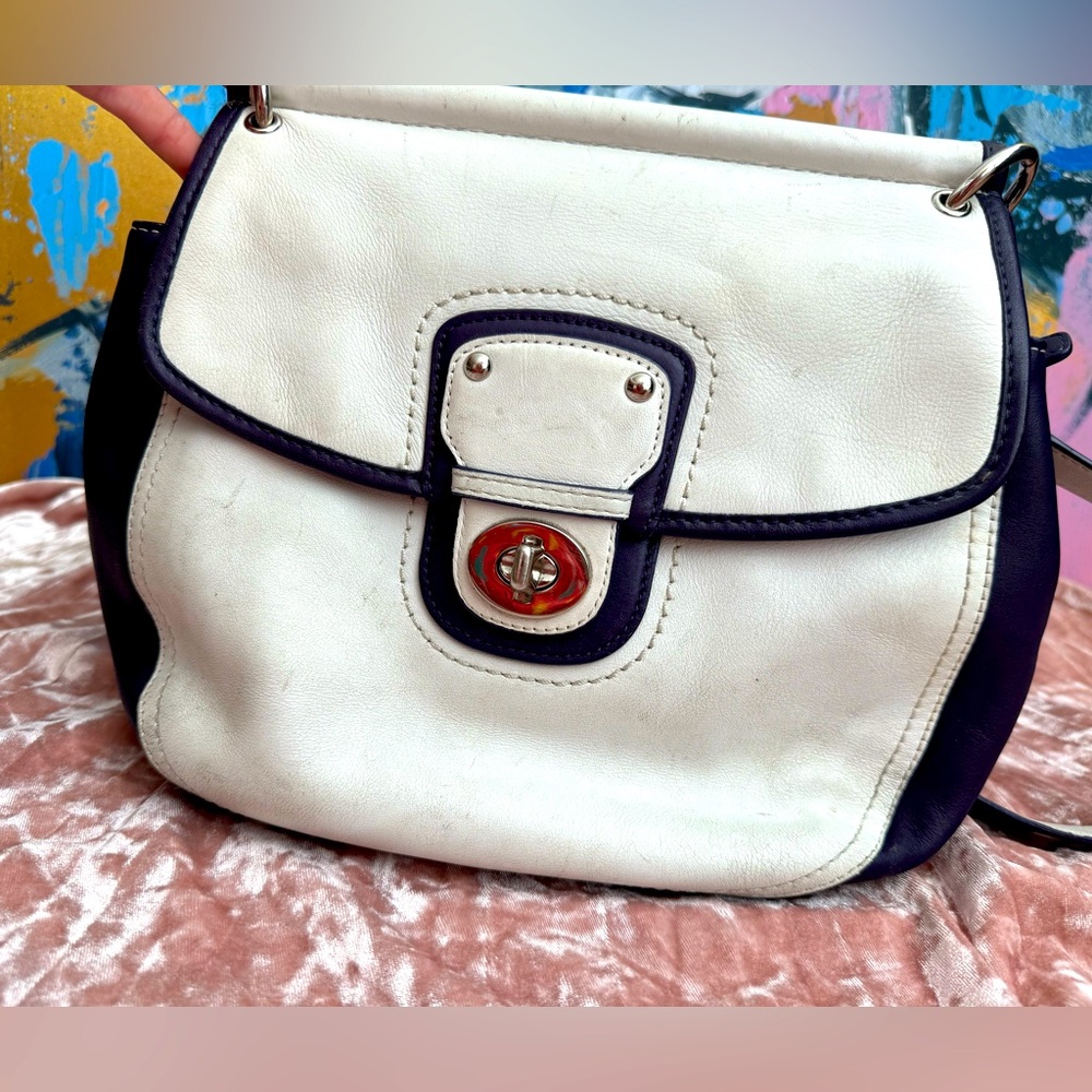 Coach white crossbody !